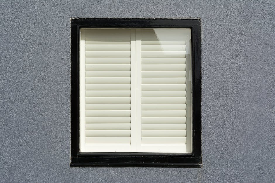 White plantation shutters installed in a home